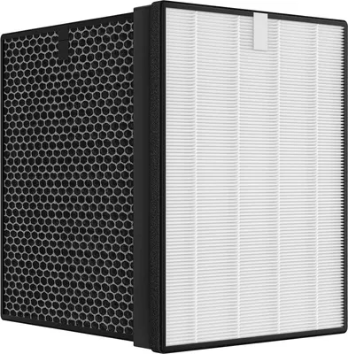 Produktbild von FY2420/30 FY2422/30 Ersatzfilter kompatibel mit Philips Luftreiniger AC2882, AC2887, A2889, AC3829, Serie 2000 und 3000, enthält 1 HEPA-Filter und 1 Aktivkohlefilter