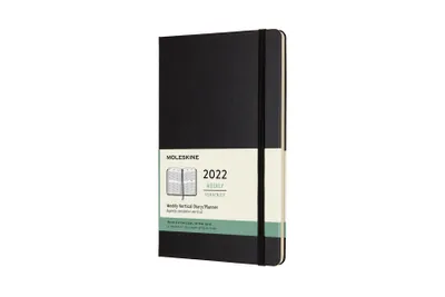 Produktbild von Moleskine 12 Monate Wochenkal. 2022 A5 Geb Schwarz