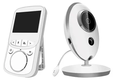 Produktbild von Babyphone mit Kamera – Babyüberwachungsgerät – Innenkamera – Gegensprechanlage – 2,4 GHz – 750 mAh – CMOS – Infrarot-Audio-Video