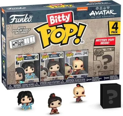Produktbild von Avatar Der Herr der Elemente Bitty POP! Vinyl Figuren 4er-Pack Azula 2,5 cm