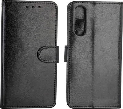 Produktbild von Mobigear Wallet OPPO Reno 3 Pro Hülle Klapphülle Geldbörse - Schwarz