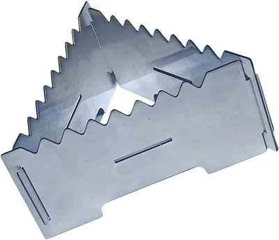 Productafbeelding van Kookplaat voor buiten - Roestvrij staal - 93 x 67 cm - Zilver