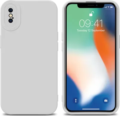 Produktbild von Cadorabo Hülle für Apple iPhone X / XS Schutz Hülle in Weiß TPU Silikon Etui Case Handyhülle