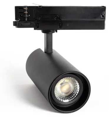 Produktbild von 3-Phasenstromschiene LED-Strahler 30W Fasano Dimmbar Schwarz 2700K Warmweiß