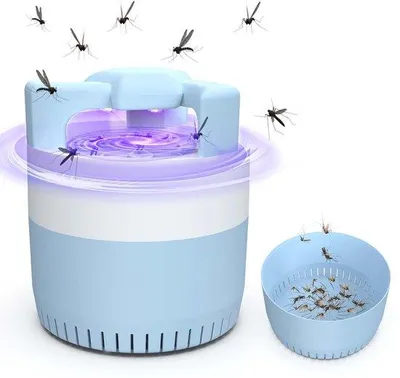Productafbeelding van Elektrische Insectenverdelger - Muggenlamp met UV-Licht - USB Oplaadbare Ongediertebestrijders voor Binnen en Buiten - 180 Graden Muggen