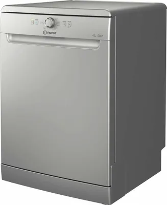 Produktbild von Indesit D2F HK26 S, Freistehend, Standardgröße (60 cm), Silber, Silber, Tasten, Drehregler, 1,3 m