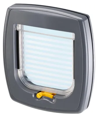 Obrázek produktu pro FERPLAST Houpačka 1 šedá - dvířka pro psy a kočky - 21,5 x 5 x 24 cm