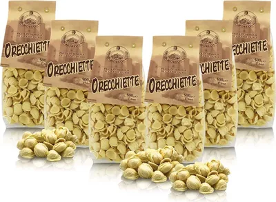 Produktbild von Antico Pastificio Morelli - Typisch italienische Pasta - Orecchiette - 6 x 500 g