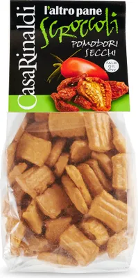 Produktbild von Traditionelle Scroccoli Salziger Snack und getrockneten Tomaten im Beutel 300g
