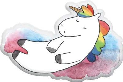 Produktbild von Mr. & Mrs. Panda Dekokissen Einhorn Wolke 7 55 cm - Weiß - Geschenk, Plüschtier, Unicorn, Lächeln, Einhörner, Kissen Kuscheltier, Verliebt, plüschfigur, Stofftier