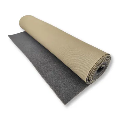 Produktbild von TAPHICEROS Dachhimmel Stoff, Meterware Innenraumverkleidung Reparatur Autohimmelstoff, Beige, 300 x 180 cm