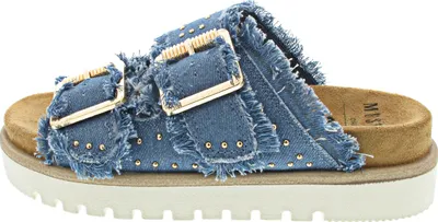 Produktbild von Mustang Damen Pantolette Blau (Jeans)