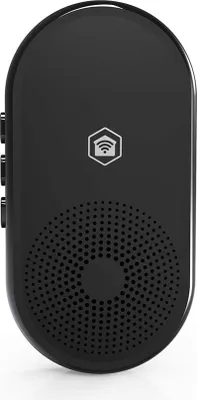 Produktbild von Nedis SmartLife Gong - RF, Frequenz 433 Mhz - Zubehör für: WIFICDP11BK / WIFICDP21BK / WIFICDP31BK - Netzstromversorgung - 55 Melodien - 110 - 240 V AC 50/60 Hz - Verstellbares Volumen - Schwarz