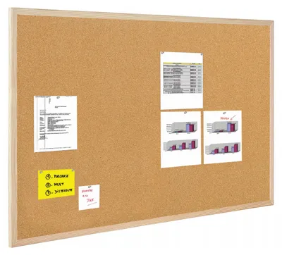 Obrázok produktu pre Korková Tabuľa Bi-Office, 40X30Cm, Drevený Rám