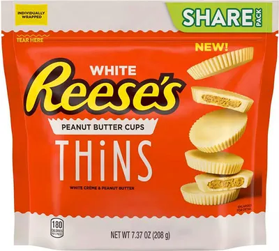 Produktbild von Reese's Peanut Butter Cups Thins White (8 x 208g)