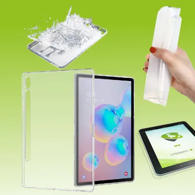 Obrázok produktu pre Pre Samsung Galaxy Tab S7 2020 Priehľadný kryt Kryt na tablet + sklo H9