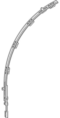 Produktbild von Roto NT/NX Mittelverschluss Rundbogen Schließstück 1V/1E 750mm