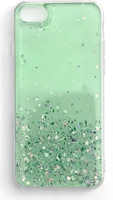 Produktbild von Wozinsky Star Glitter Glänzende Schutzhülle mit Glitzer für Samsung Galaxy M31s, Grün