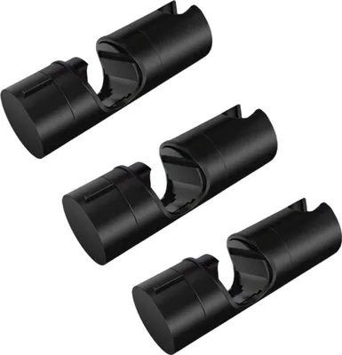 Obrázek produktu pro INF Držák na sprchovou tyč střední vidlice 3 ks ABS nastavitelný 360° 18-25mm