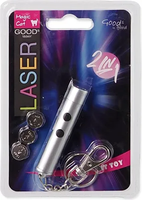 Immagine prodotto di Giocattolo MAGIC CAT puntatore laser e torcia 2in1 7 cm