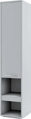 Produktbild von Furniture24 Beischrank Concept PRO CP7 Schrank Hochschrank für Wandbetten 1 Tür 1 Scublade Grau