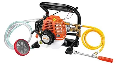 Imagen del producto de Pulverizador con motor de 2 tiempos, 0,5 kW, incluye manguera y lanza