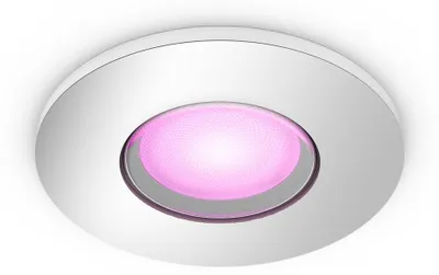 Produktbild von Philips Hue White & Color Ambiance Xamento Einbauspot Silber 1x4.2W