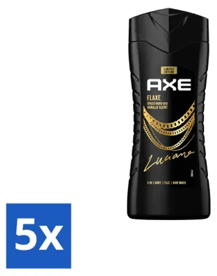 Obrázek produktu pro 5 kusů sprchového gelu Axe Flaxe, objem 250 ml, výhodná balení