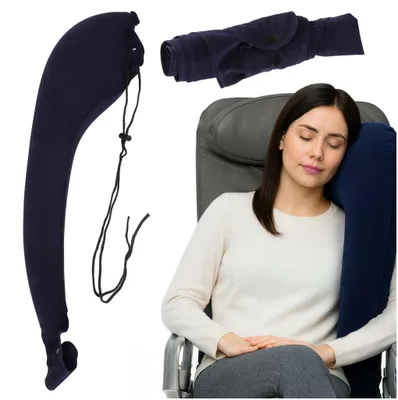 Productafbeelding van Schouderopblaasbaar zijreiskussen met clip-on bevestiging