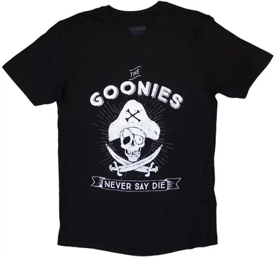 Produktbild von The Goonies - "Never Say Die" T-Shirt für Herren/Damen Uni RO10973 (M) (Schwarz)