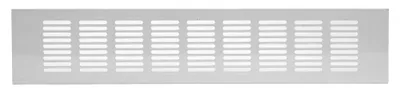 Obrázek produktu pro Europlast RA840 – Hliníková ventilační mřížka, 80 x 400 mm, bílá