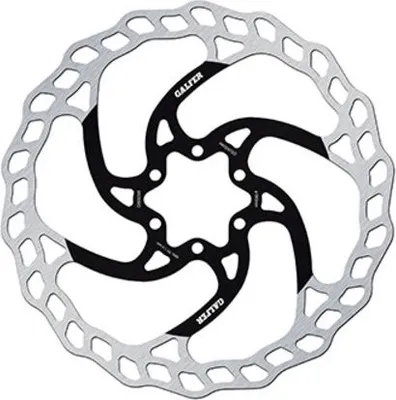 Obrázok produktu pre Kotúč Galfer DB003W Fixed Wave 180 mm brzdový 6 dier strieborno-čierna DB003W