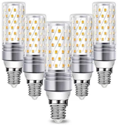 Image de Ampoule LED E27 16 W, blanc froid, motif grains de maïs, style bougie