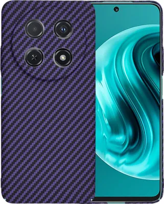 Produktbild von Techsuit Carbonite FiberShell Back Cover Hülle für Huawei nova 12i - Lila