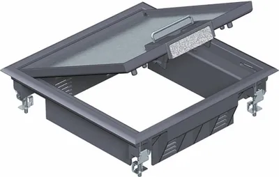 Produktbild von OBO Bettermann Geräteeinsatz GES4U 30706A6 eisengrau (7405196)