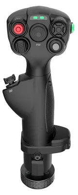 Produktbild von MOZA MHG Flight Stick, Flight Steuerknüppel, Schwarz, Acrylnitril-Butadien-Styrol (ABS), Karbonfaser, Metall, MSFS2020, MSFS2024, X-plane 12/11/10, DCS, IL-2, War Thunder, 202 mm, 142,5 mm