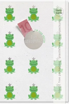 Produktbild von BSB 60-1030 Geburtstagskarte Geldscheinfach - inkl. Umschlag