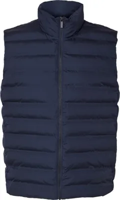 Image de Selected Barry Quilted Gilet Sky Captain Blue - Grand XL