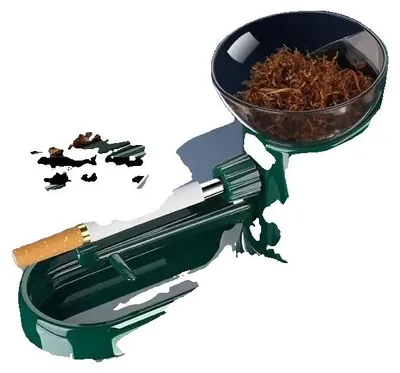 Obrázek produktu pro Elektrický plnič pro cigarety, automatický dávkovač tabáku, kompaktní design, zelená barva
