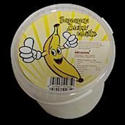 Produktbild von Zuckerwatte Banane im Eimer |