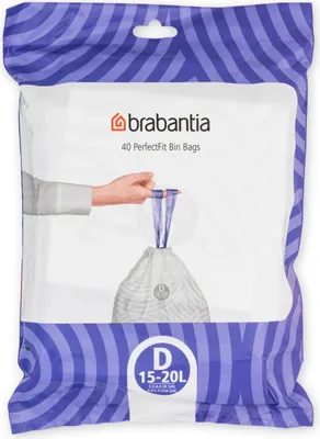 Zdjęcie produktu dla Brabantia 138164, 20 l, Biały, Plastik, Chiny, 545 mm, 435 mm