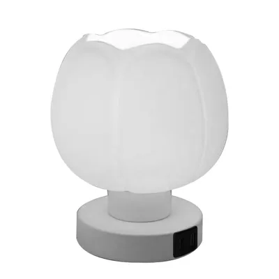 Produktbild von Touch-Nachttischlampe, LED-Lampe mit weißem Glasschirm,3-fach dimmbar, für Schlafzimmer, Nachttisch und Wohnzimmer