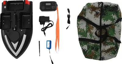 Produktbild von Angelköderboot, Fernbedienung, lange Akkulaufzeit, schwarz