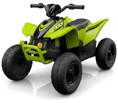 Image de Quad électrique Honda TRX90X pour enfants 12 V (3 à 6 ans) – Sous licence officielle, avec pneus en EVA, 4 moteurs et Bluetooth – Quad électrique pour enfants – Vert
