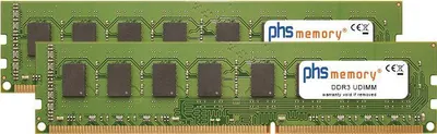 Immagine prodotto di Kit di memoria RAM PHS-memory 16GB (2x8GB) per Intel TI106W V 1.0 DDR3 UDIMM 1600MHz PC3-12800U (SP213631)