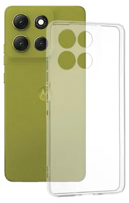 Produktbild von Techsuit – Clear Silicone Hülle für Motorola Moto G86 – transparent