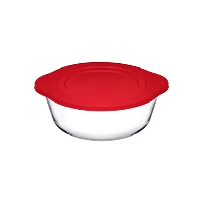 Immagine prodotto di Pasabahce 59001 Casseruola in vetro rotonda con coperchio 25,1 cm x 22 cm