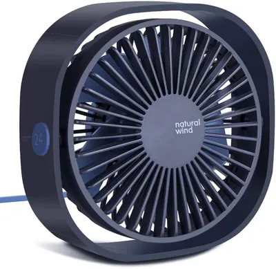 Produktbild von USB Ventilator, Handventilator Ventilator Klein PC Ventilator USB Mini Ventilator 3 Geschwindigkeiten, USB Lüfter Geräuscharm, USB Fan Einfach zu Tragen