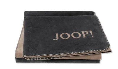 Immagine prodotto di Joop! coperta 150x200 cm tinta unita doubleface antracite-caramello 814166