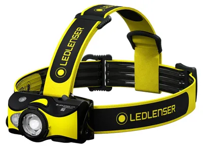 Produktbild von Ledlenser iH9R, Stirnband-Taschenlampe, Schwarz, Gelb, IPX4, LED, 600 lm, 200 m